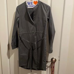 Dark green short THEORY dress